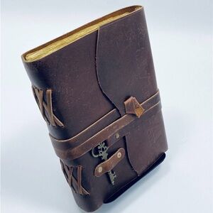 Genuine, leather Kid Warplan Journal